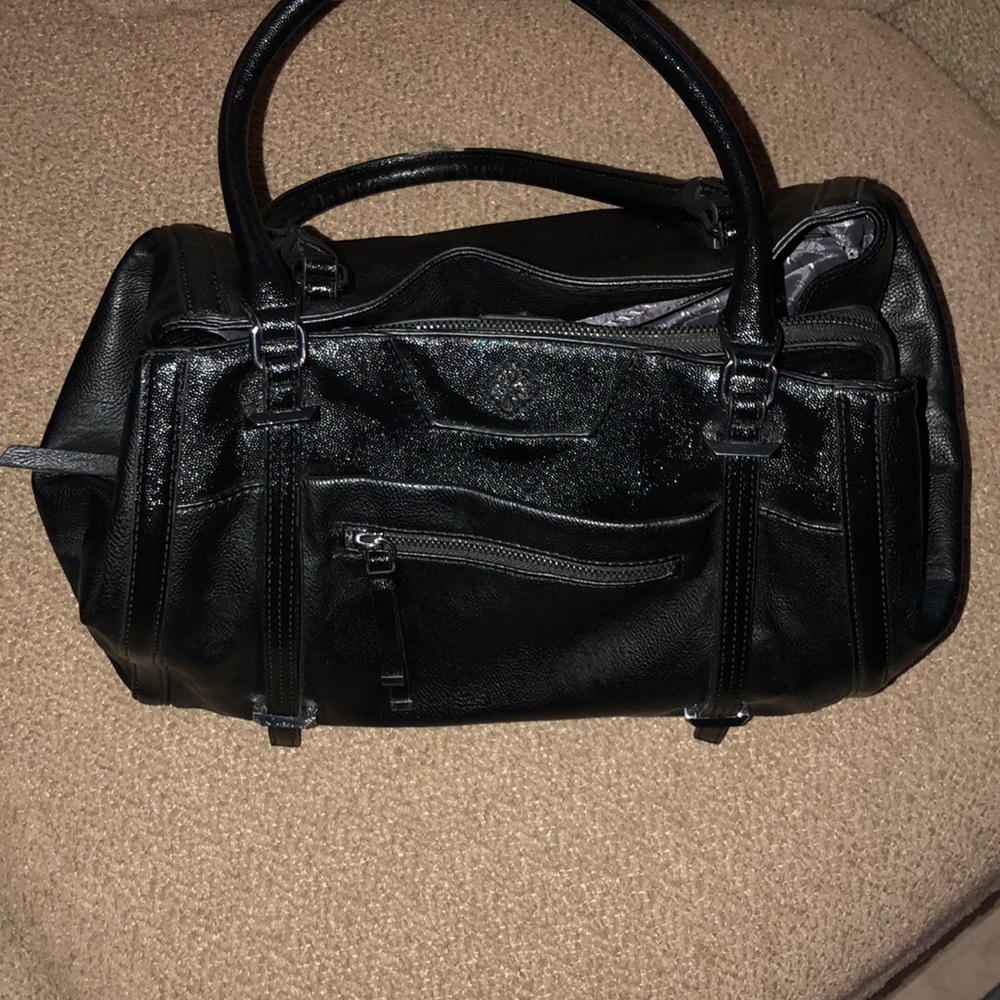 simply vera by Vera Wang black leather bag